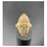 Vtg 10K Yellow Gold Filigree Ring Vtg 10K Yellow Gold Filigree Ring