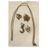 Sterling Jewelry Set with Pendants Sterling Jewelry Set with Pendants