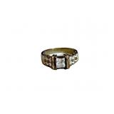 Sterling Ring w/Gemstone Accents � Sz6.25 Sterling Ring w/Gemstone Accents � Sz6.25