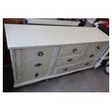 Vtg Painted Dresser with 9 Drawers Vtg Painted Dresser with 9 Drawers