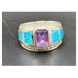 Sterling Gemstone Ring Sterling Gemstone Ring