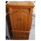 Vtg Jewelry Armoire Cabinet Vtg Jewelry Armoire Cabinet