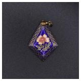 Vtg Cloisonne Enamel Pendant Vtg Cloisonne Enamel Pendant