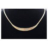 14K Tri-Color Gold Necklace -9.03g 14K Tri-Color Gold Necklace -9.03g