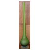 Green Frosted Glass Bud Vase Green Frosted Glass Bud Vase