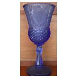 Vtg Avon Fostoria Cobalt Blue Goblet Vtg Avon Fostoria Cobalt Blue Goblet
