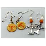 Tennessee Themed Dangle Earrings Set Tennessee Themed Dangle Earrings Set