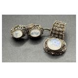 Vtg 925 Earrings & Pendant Vtg 925 Earrings & Pendant