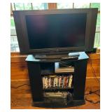 Flat-Screen TV with Media Stand