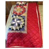 Vtg Queen Patchwork Quilt