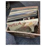 Vtg Vinyl Records in Crate