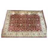 Vtg Hand-Knotted Oriental Rug89×62