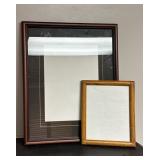 Two Wooden Picture FramesLargest 21×18