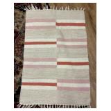 Handwoven Wool Rug in Geometric Design42×28