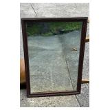 Vtg Rectangular Framed Wall Mirror20×28