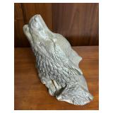 Vtg Wolf Sculpture10.5" tall