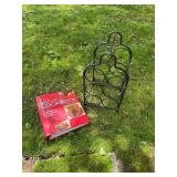 Betty Crocker Cookbook & Vtg Wine Rack8x8x15