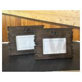 Two Rustic Vtg 4×6 Frames