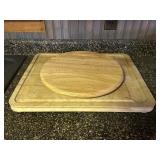 Wood Cutting Board Set With InsertLargest Board 1