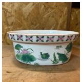 Vtg Ceramic Bowl with Floral Motif