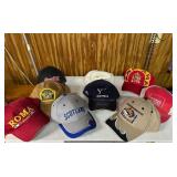 9 Vtg Baseball Caps