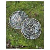 Mosaic Tile Round Plates12" diameter.