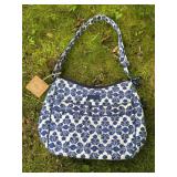 Vera Bradley Blue Floral Shoulder Bag