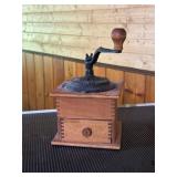 Vtg Wooden Manual Coffee Grinder7×11