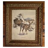 Framed Shadow of the Deer Print by Eileen Hayes28
