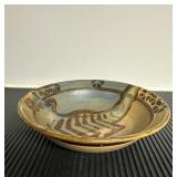 Vtg Handcrafted Ceramic Bowl7.5" diameter