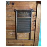 Maid-Rite Vtg Wooden Washboard12.5×24