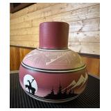 Vtg Navajo Pottery Signed by Bic Horse7" tall