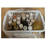 Art Supplies in Two Storage Baskets