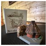 Cherokee Indian Shelter Sculpture500/3500
