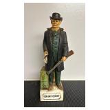 Vtg McCormick Black Bart Decanter14×5
