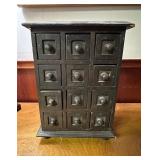 Vtg Wooden Apothecary Cabinet8×6.5×12