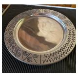 Wilton Armetale Reggae Plate12" diameter