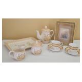 Gold Coast Tea Set, Bunny Basket Set, Framed Art Gold Coast Tea Set, Bunny Basket Set, Framed Art