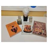 Head of Hygeia and Greek Book Collection Head of Hygeia and Greek Book Collection