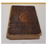 Large 1800s Family Bible with Genealogical Records Large 1800s Family Bible with Genealogical Records