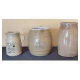 VTG. Stoneware Pitcher-RheinGold Malt Extract J.H. VTG. Stoneware Pitcher-RheinGold Malt Extract J.H.