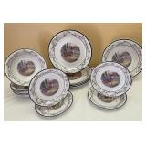 18pcs. Bass and Pro Shop Dinnerware-Deer & Antler 18pcs. Bass and Pro Shop Dinnerware-Deer & Antler