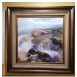 Waterfall by Keith Levit Framed Artwork Waterfall by Keith Levit Framed Artwork