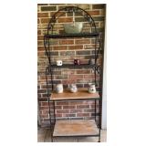 Bakers Rack W/Contents-25� x 12� x 68� Cont., Bakers Rack W/Contents-25� x 12� x 68� Cont.,