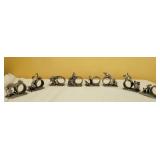 1977 Franklin Mint �Animals at Play� Napkin Rings 1977 Franklin Mint �Animals at Play� Napkin Rings