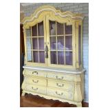 Drexel 2pc. Lighted China Cabinet Drexel 2pc. Lighted China Cabinet