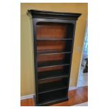 French Country Black 6-Shelf Bookcase French Country Black 6-Shelf Bookcase