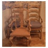 Three Wooden Chairs with Unique Features Three Wooden Chairs with Unique Features