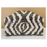 Decorative Box with Zebra Inspired Patterns Decorative Box with Zebra Inspired Patterns