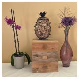 Home Decor Items-Real Life Purple Orchid, Solid Home Decor Items-Real Life Purple Orchid, Solid